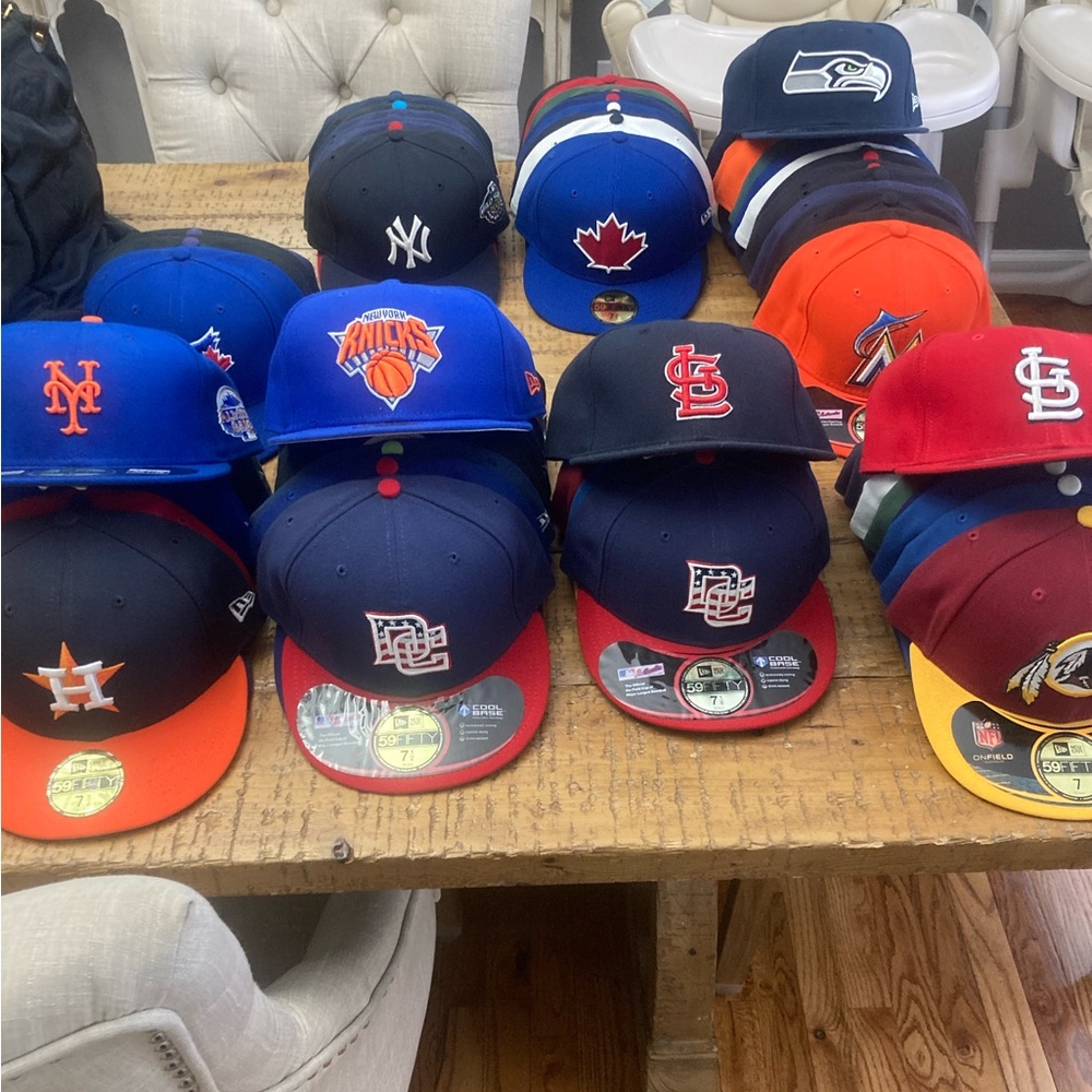 Lot of 40 New Era Fitted Hats New
